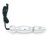 Bipolar Metal Electric Shock Butt Plug - U